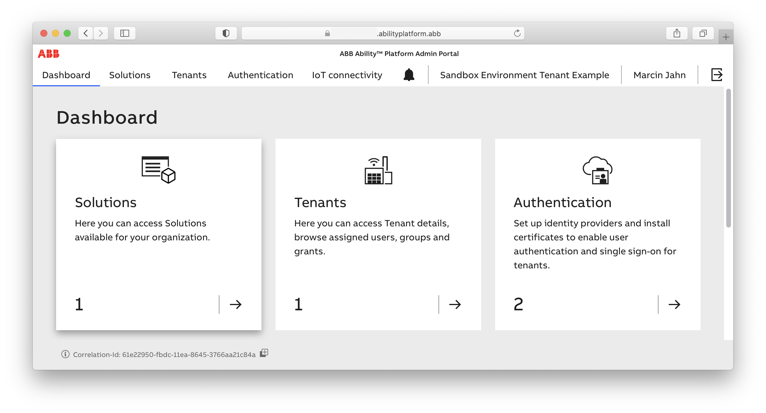 Admin Portal Dashboard