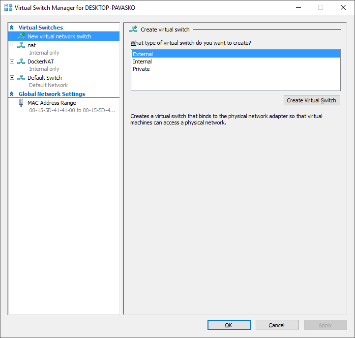New Virtual Machine Wizard