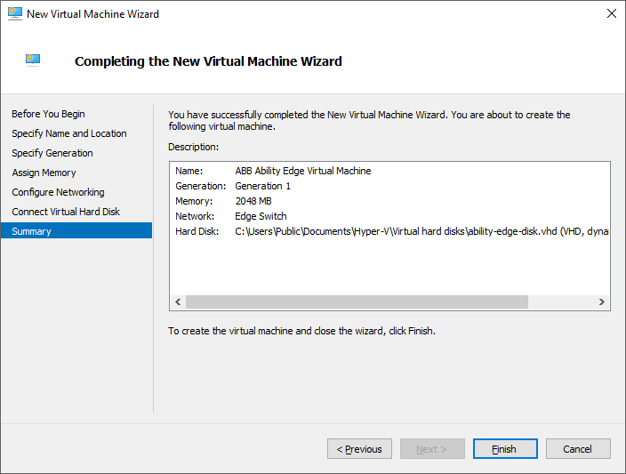 New Virtual Machine Wizard