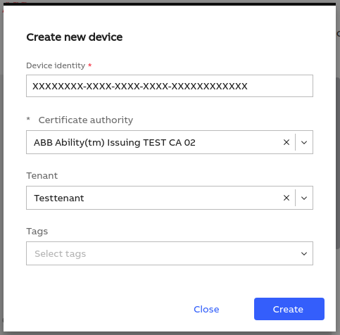 Portal Device Registration