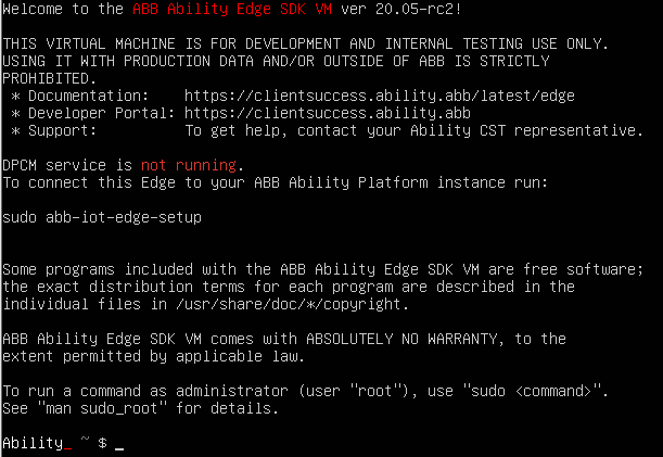 VM Prompt
