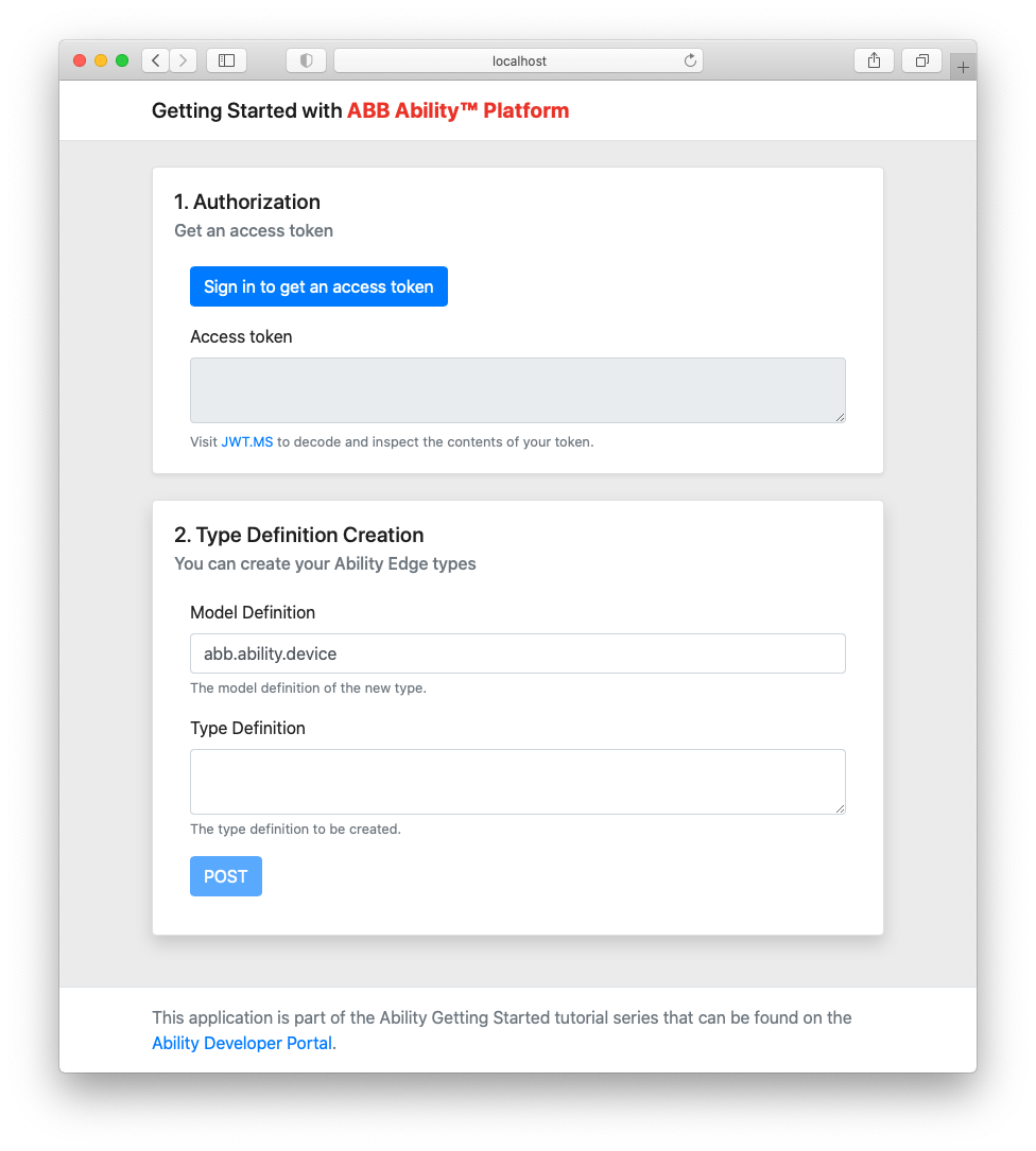 A finished type definition module